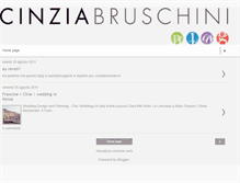 Tablet Screenshot of cinziabruschini.blogspot.com