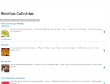 Tablet Screenshot of culinarias-receitas.blogspot.com