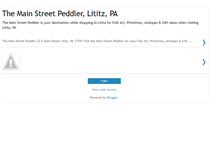 Tablet Screenshot of mainstreetpeddler.blogspot.com