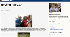 Desktop Screenshot of nestenhjemme.blogspot.com