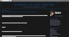 Desktop Screenshot of nothingislostforever.blogspot.com