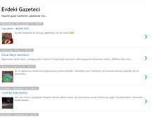 Tablet Screenshot of evdekigazeteci.blogspot.com