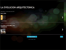 Tablet Screenshot of laevolucionarquitectonica.blogspot.com