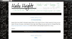 Desktop Screenshot of haiku-heights.blogspot.com