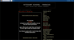 Desktop Screenshot of kitesurfschoolparacas.blogspot.com