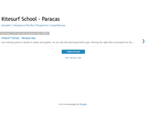 Tablet Screenshot of kitesurfschoolparacas.blogspot.com