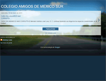 Tablet Screenshot of colegioamigosdemexicosur.blogspot.com