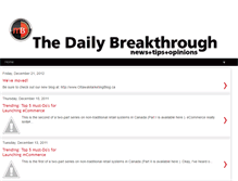 Tablet Screenshot of dailybreakthrough.blogspot.com