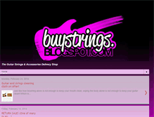 Tablet Screenshot of buystrings.blogspot.com