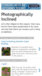 Mobile Screenshot of photographicallyinclined.blogspot.com