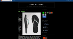 Desktop Screenshot of longweekendstyle.blogspot.com