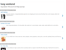 Tablet Screenshot of longweekendstyle.blogspot.com
