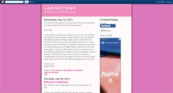 Desktop Screenshot of ladiectomy.blogspot.com