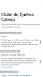 Mobile Screenshot of clubedoquebracabeca.blogspot.com