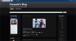 Desktop Screenshot of cleopatti.blogspot.com