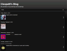 Tablet Screenshot of cleopatti.blogspot.com