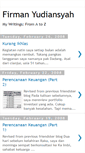 Mobile Screenshot of firmanyudiansyah.blogspot.com