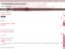 Tablet Screenshot of entrandoenclase.blogspot.com