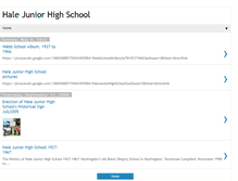 Tablet Screenshot of halejuniorhighschool.blogspot.com