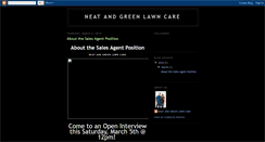 Desktop Screenshot of neatandgreenlawncare.blogspot.com