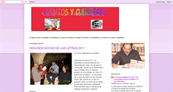 Desktop Screenshot of cuentosycuenteros.blogspot.com