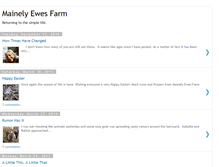 Tablet Screenshot of mainelyewesfarm.blogspot.com