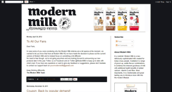 Desktop Screenshot of modernmilkblog.blogspot.com