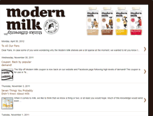 Tablet Screenshot of modernmilkblog.blogspot.com