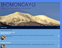 Tablet Screenshot of enelmoncayo.blogspot.com