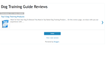 Tablet Screenshot of eric-dogtraining-reviews.blogspot.com