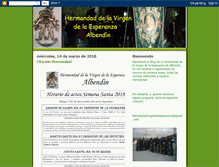 Tablet Screenshot of esperanzadealbendin.blogspot.com