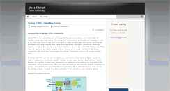 Desktop Screenshot of javacircuit.blogspot.com