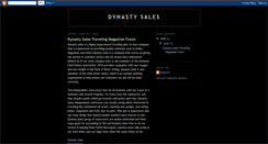 Desktop Screenshot of mydynastysales.blogspot.com