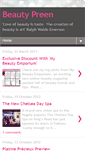 Mobile Screenshot of beautypreen.blogspot.com