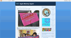 Desktop Screenshot of againmommy.blogspot.com