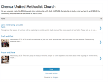 Tablet Screenshot of chenoaumc.blogspot.com