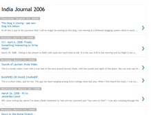 Tablet Screenshot of indiajournal2006.blogspot.com