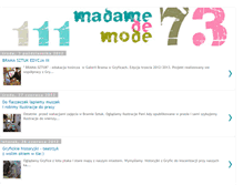 Tablet Screenshot of madamedemode.blogspot.com