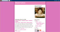 Desktop Screenshot of dhanakfashions.blogspot.com