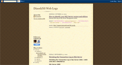 Desktop Screenshot of dineshns.blogspot.com