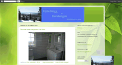 Desktop Screenshot of hyttebloggfurutangen.blogspot.com