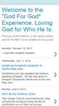 Mobile Screenshot of godforgodexperience.blogspot.com