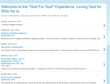 Tablet Screenshot of godforgodexperience.blogspot.com