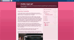 Desktop Screenshot of chubbyvegangirl.blogspot.com