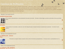 Tablet Screenshot of caminosdeperfeccion.blogspot.com