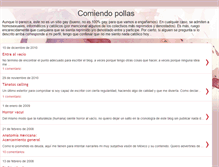 Tablet Screenshot of comiendopollas.blogspot.com