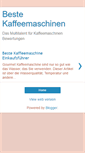 Mobile Screenshot of bestekaffeemaschinen.blogspot.com