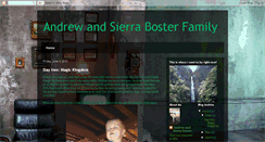 Desktop Screenshot of andrewandsierrabosterfamily.blogspot.com