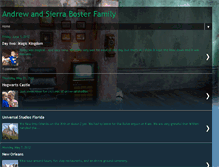 Tablet Screenshot of andrewandsierrabosterfamily.blogspot.com