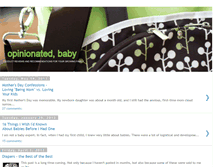 Tablet Screenshot of opinionated-baby.blogspot.com